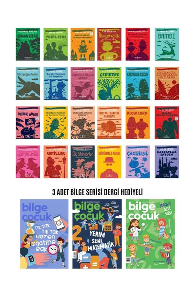 TÜRKİYE İŞ BANKASI KÜLTÜR YAYINLARI İlköğretim Dünya Çocuk Klasikleri 100 Tem...