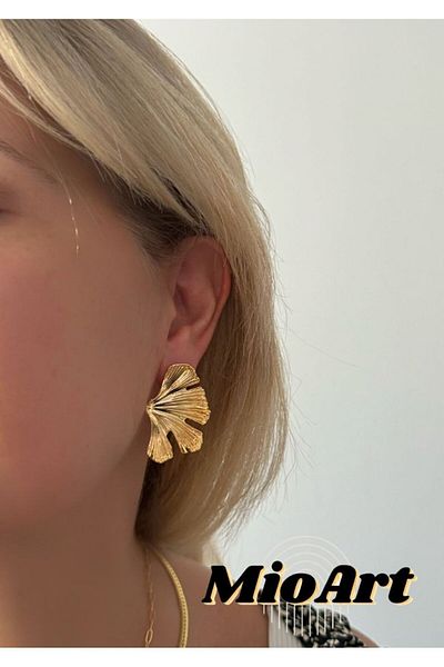 MioArt Colorful Flower Patterned Women's Earrings