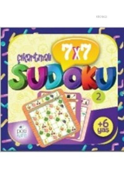 Genel Markalar 7x7 Çıkartmalı Sudoku 2 Pötikare Yayınları