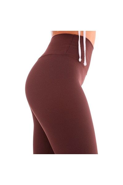AYSU Leggings cu nervuri cu talie înaltă de mărime plus