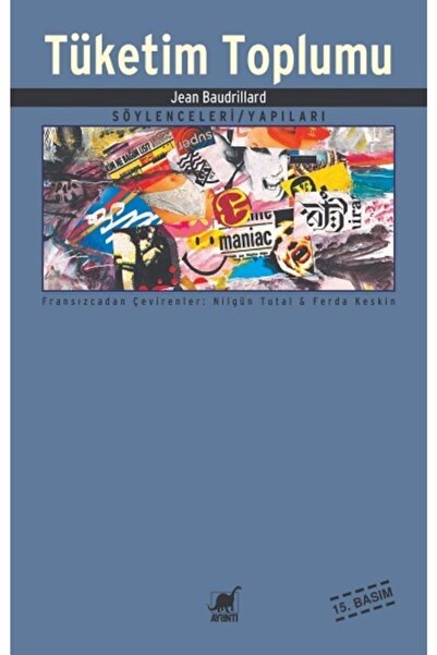 Ayrıntı Yayınları Tüketim Toplumu /jean Baudrillard /