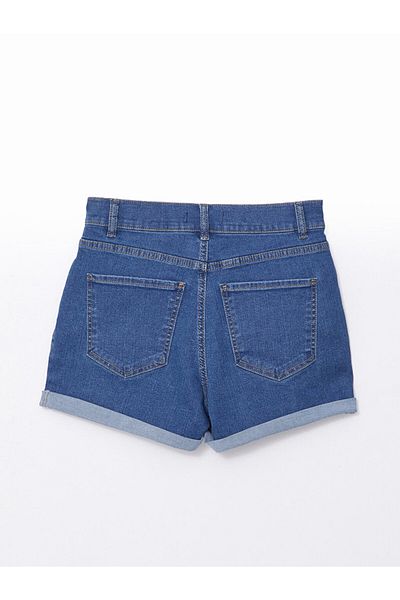 LC Waikiki Dámské džínové kraťasy Slim Fit