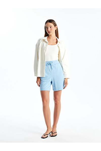 LC Waikiki Γυναικείο ίσιο σορτς με ελαστική μέση