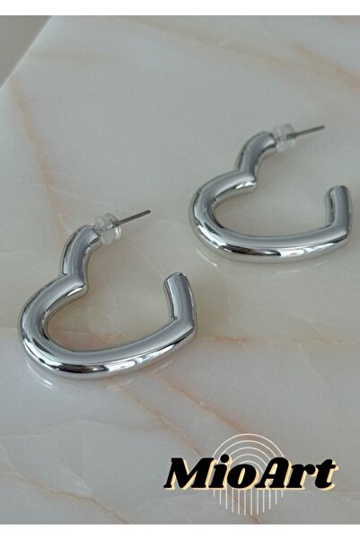 MioArt Kadın Lüx Kalp Küpe