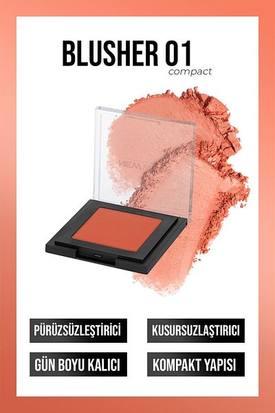 New Well Powder Blusher 01 (POWDER BLUSH)
