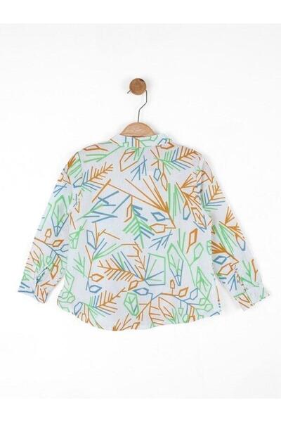 NK Linen Patterned Cotton Girl's Shirt