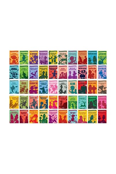 TÜRKİYE İŞ BANKASI KÜLTÜR YAYINLARI Çocuk Klasikleri Seti 50 Kitap