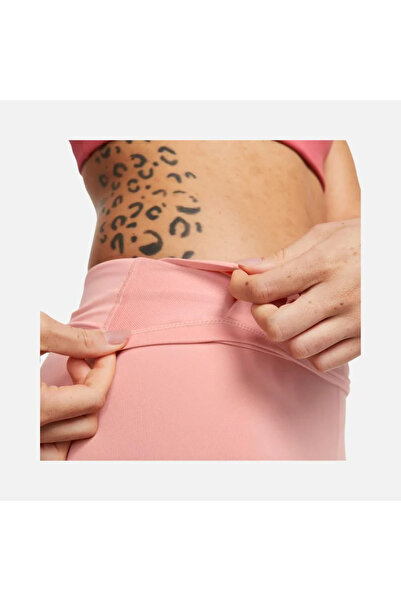 Nike One Luxe Mid-Rise  training pink tayt Kadın antrenman  pembe spor  Tayt at3098 606