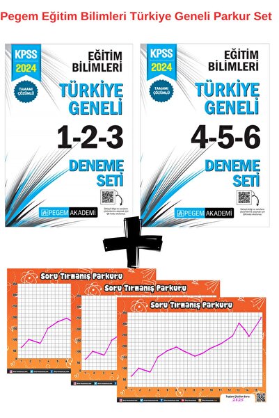 Pegem Akademi Yayıncılık Pegem KPSS 2024 Türkiye Geneli Eğitim Bilimleri Dene...
