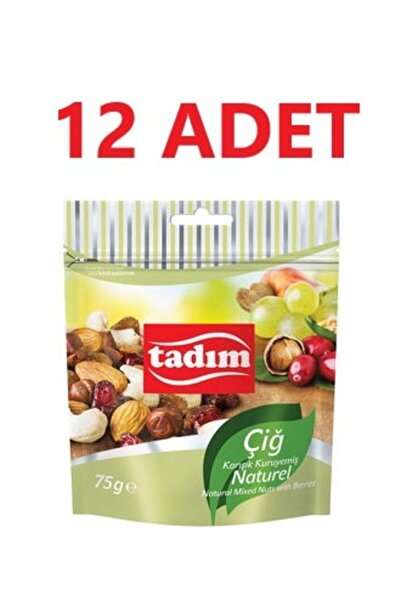 Tadım Naturel Çiğ Karışık 75 Gr X 12 Adet