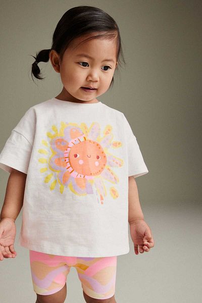 Next Baby Short Sleeve Suit - Top and Shorts Set