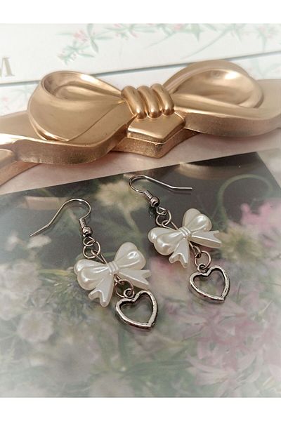 Serashine Coquette Fairycore Y2K - Heart Design Earrings