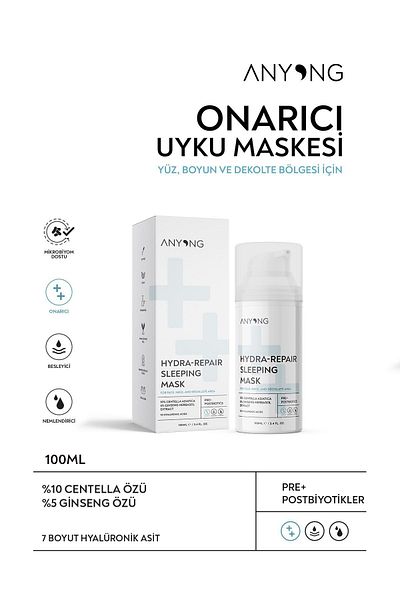 Anyong Barrier Repairing, Soothing and Moisturizing Face Mask 100 ml / Ginseng & Centella (CİCA)