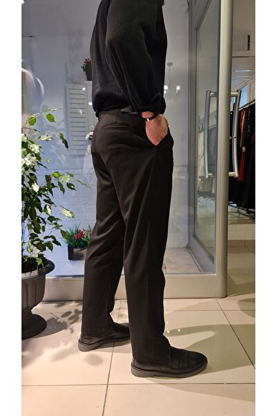 kastrioti dökümlü pileli baggy kumaş pantolon