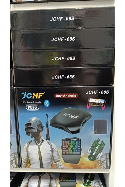 MKMTEKNOLOJİ Pubg Oyun Seti 5 In 1 Pubg Mobile Klavye Mouse Dönüştürücü Set Jchf-68s