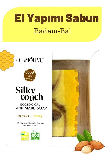 Cosmolive Handmade Soap |   Honey & Almond |   Special for Sensitive Skin |   Facial Hair Care |   100g