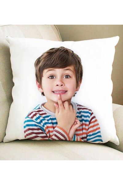 Hediye Deposu Kişiye Özel Fotoğraf Baskılı Dekoratif Yastık