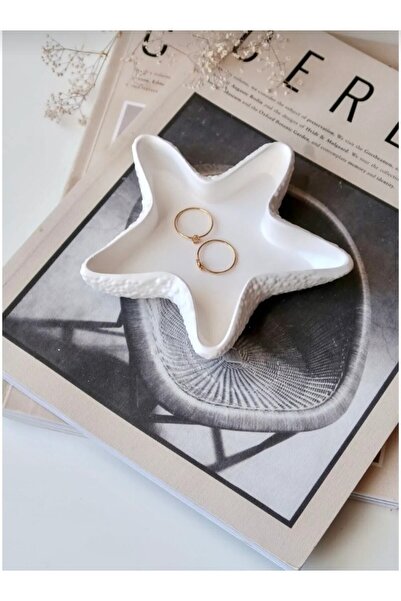 MUMELLA Διακοσμητικό πιάτο/κηροπήγιο με εμφάνιση αστερίας