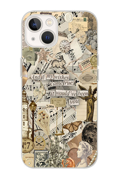 moonset Iphone 13 Uyumlu Wishes Came True Tasarımlı Baskılı Şeffaf Telefon Kı...