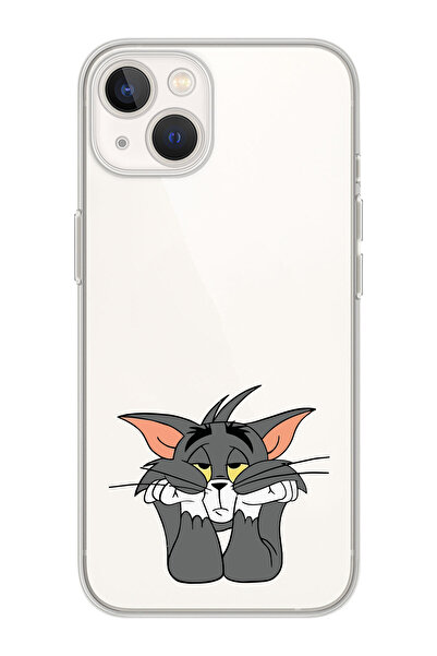 moonset Iphone 15 Uyumlu Tom Tasarımlı Baskılı Şeffaf Telefon Kılıfı