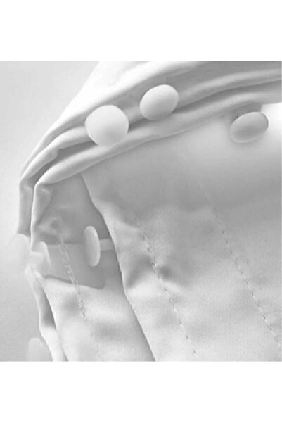 CEMRE Perde Güneşlik Kalın Gramajlı Beyaz Kısa Boy Mermer Hizası (DÜZ DİKİM)