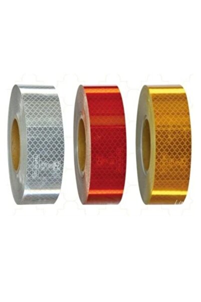 KRCDİJİTAL Reflektif Şerit Bant Reflektör Bal Peteği Desenli Tüvtürk Uyumlu K...