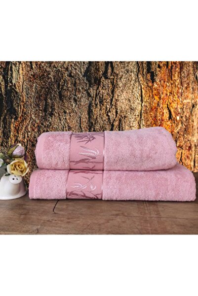 Nurpak Set prosoape de baie din bambus - 1 fata si 1 prosop de baie