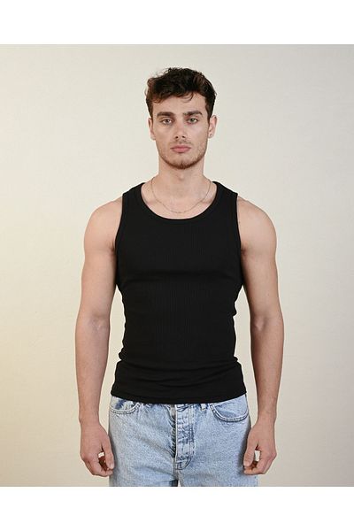 İLKCET MODA Flexible Slim Fit Ribbed Men's Sports Undershirt
