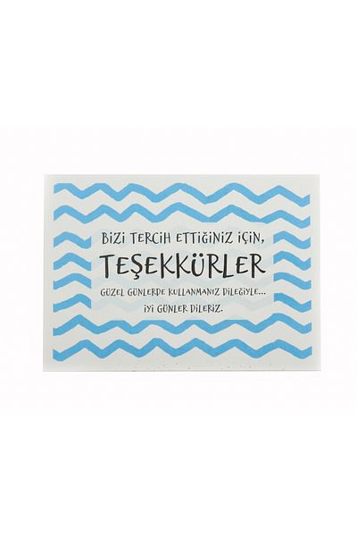 reprodesign 10 Pieces Custom Printed 10 x 14 cm Thank You Card