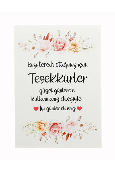 reprodesign 10 Pieces Custom Printed 10 x 14 cm Thank You Card
