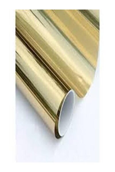 OSSOFOL 50cmx6mt gold AYNALI Cam Filmi Çizilmez Amerikan altın sarı Aynalı İa...