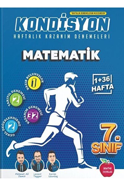 İndeks Akademi Yayıncılık 7. Sınıf Matematik Kondisyon Haftalık Kazanım Denem...