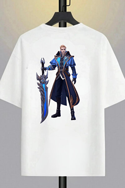 Massgai Mobile Legends ALUCARD Štampano Unisex Oversize kroj Pamuk T-shirt - ...