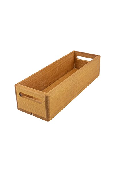 KukiWood Wooden Multi-Purpose Organizer Storage Box, Use in Kitchen, Bathroom, Inside Cabinet, Inside Drawer