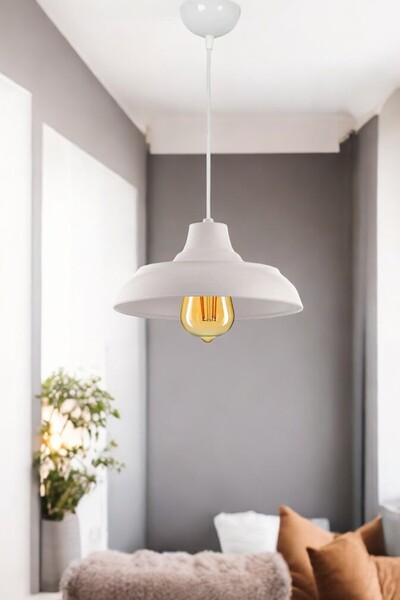 Violenza Home Retro Rustik Modern Metal Tekli Sarkıt Avize - Kafe-Salon-Mutfak Geniş Kullanım Alanı