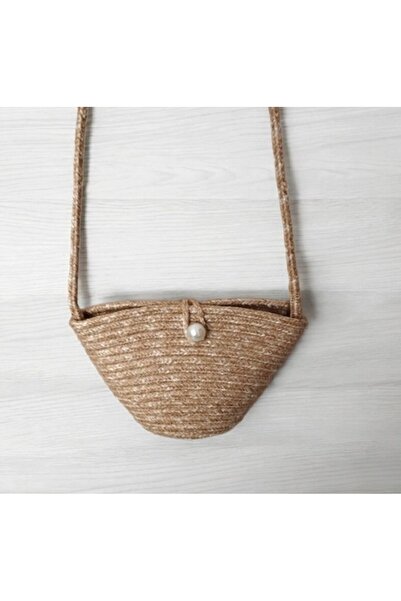bayram taşcıoğlu home desing Crossbody Bag, Straw Bag, Bag with Pearls, Mini Bag