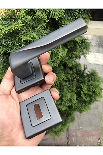 İyem Sofuoğlu Lüx Noyan Kare Rozetli Kapı Kolu ( Oda ) Mat Andresit