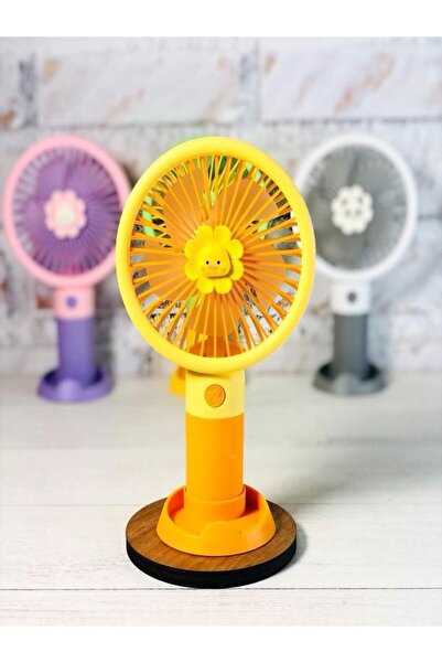 ULTRATEKNO Mini Fan Masaüstü Taşınabilir Telefon Stantlı Vantilatör 2si 1 Ara...