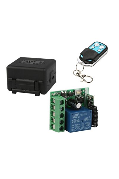 Genel Markalar Rf Uzaktan Kumandalı Röle 433mhz Garaj Kepenk Alıcı Verici