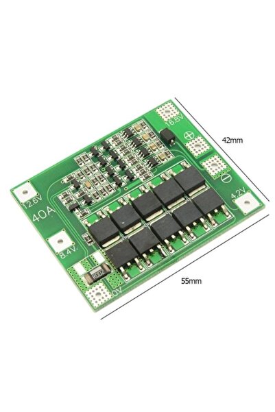 Micron 4s 40a Standart Versiyon 18650 Bms Lityum Pil Şarj Koruma Devresi