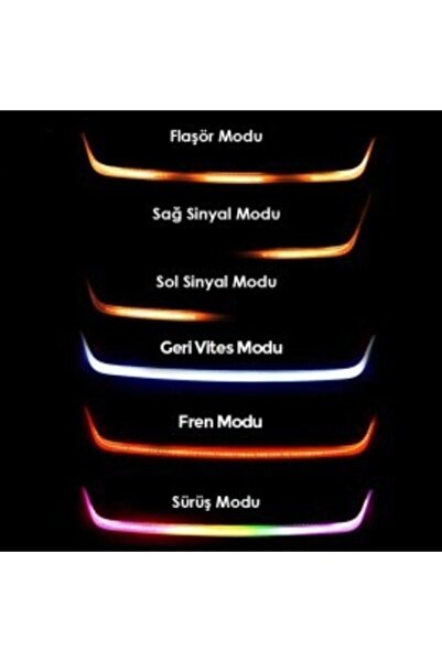 TH LAMP Bagaj Altı Kayar Led 150 Cm Full Fonksiyon Özelliği Tüm Araçlara Uyum...