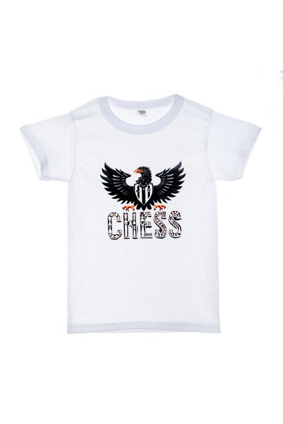 DSECHESS Chess Pieces Printed Adult T-Shirt