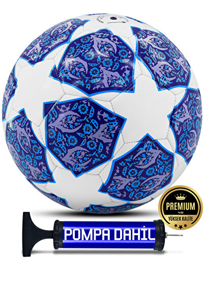 Ozsport Futbol Topu Pompalı UCL Şampiyonlar Ligi Çocuk-Genç Halı Saha Futbol ...