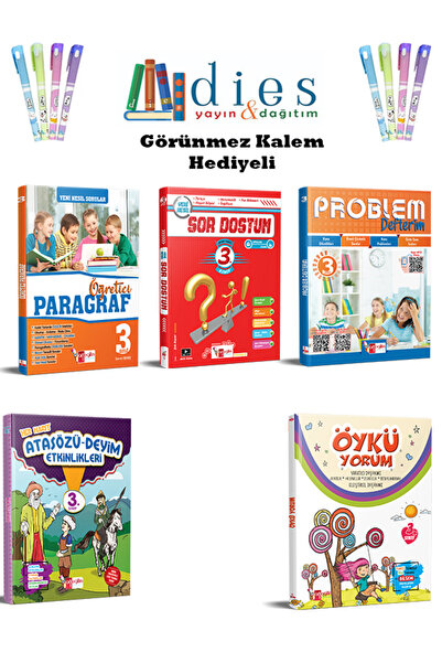 Artı Eğitim Yayınları Artı Eğitim 3. Sınıf Paragraf-Sor Dostum-Problem Defter...