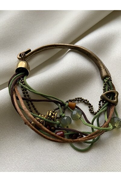 azra takı tasarım Handmade Crystal, Heart Figured Authentic, Cast, Women's Bracelet