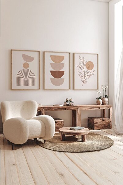 Artavessa Gerçek Ahşap Çerçeveli 3 Parça 3d Poster Tablo Seti Renkli - 3darts...