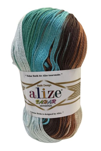 Alize 4603 Claret Red Spring Batik 100% Mercerized Cotton - Skirt, Blouse, Pareo, Amigurami Thread