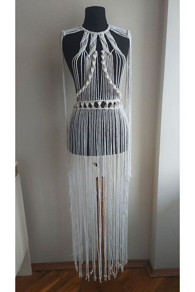 Master hand Macrame Beach Dress/Pareo/Festival Dress/Beach/Beach Dress