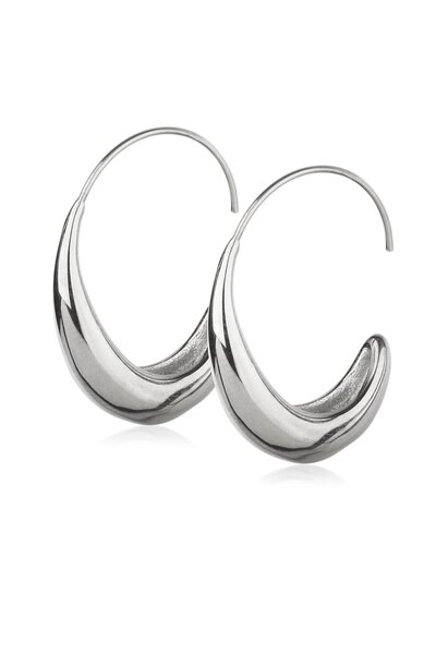 Klips Concept الصلب تصميم مخصص أقراط مزدوجة