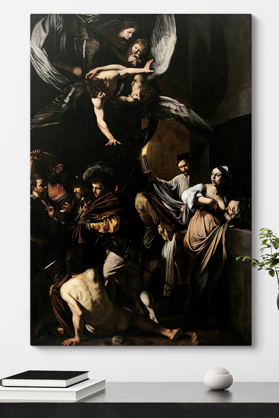 TabloShop Caravaggio - Yedi Merhamet Tablosu - Klasik Sanat Dekoru